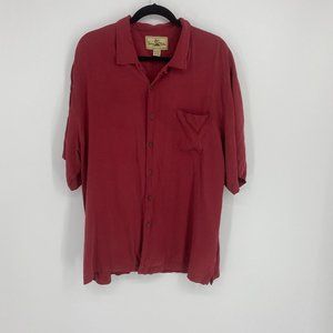 Seven Palm | 100% Silk Mens Button Down Size XXL
